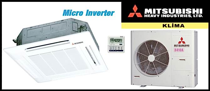 Mitsubishi Heavy FDT125VNAVH Inverter Klima Kaset Tipi 42000 BTU/h 